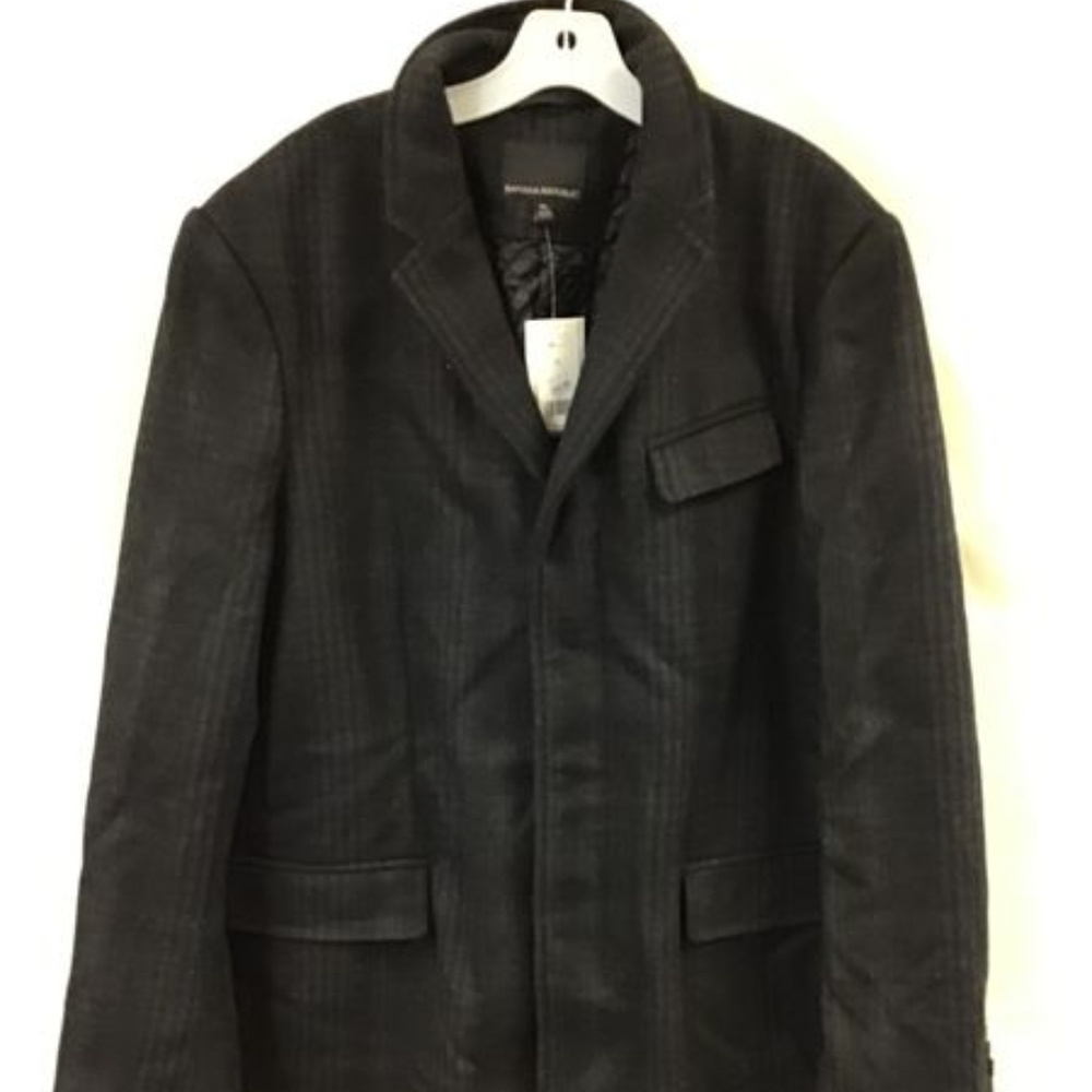NWT Banana Republic Tweed Wool Peacoat